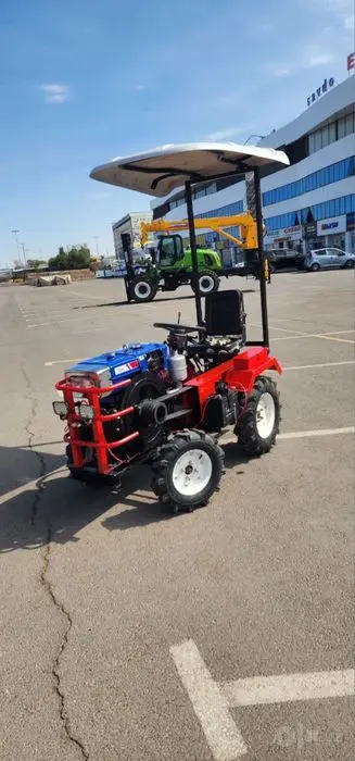 Mini traktor (Zubr motoblok asosida yig‘ilgan, yangi)