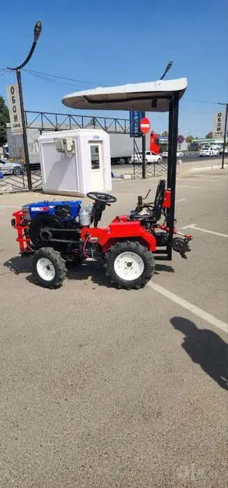 Mini traktor (Zubr motoblok asosida yig‘ilgan, yangi)