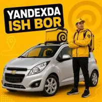 YANDEX EДА: УРГЕНЧ шахрида 400 мингача ДАРОМАД+АВТО/ВЕЛО курьер бўлинг