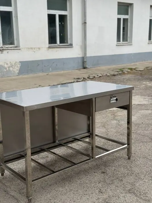 Стол с ящиком из нержавеющей стали рабочий стол
Выдвижной ящик с замко