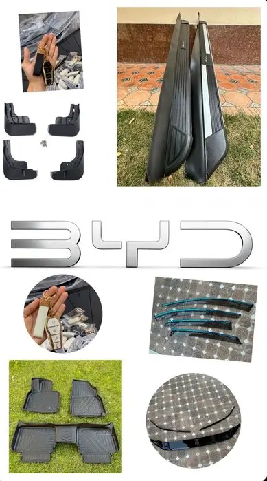 BYD Аксессуары ПЕРВЫЕ РУКИ, полики пороги брызговики ветровики и др.