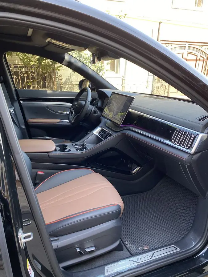 Qora BYD 2025 Gibrit 150 Afitsalni salon