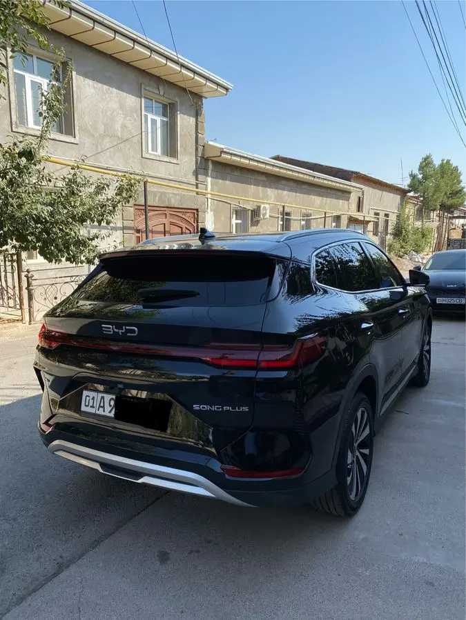 Qora BYD 2025 Gibrit 150 Afitsalni salon