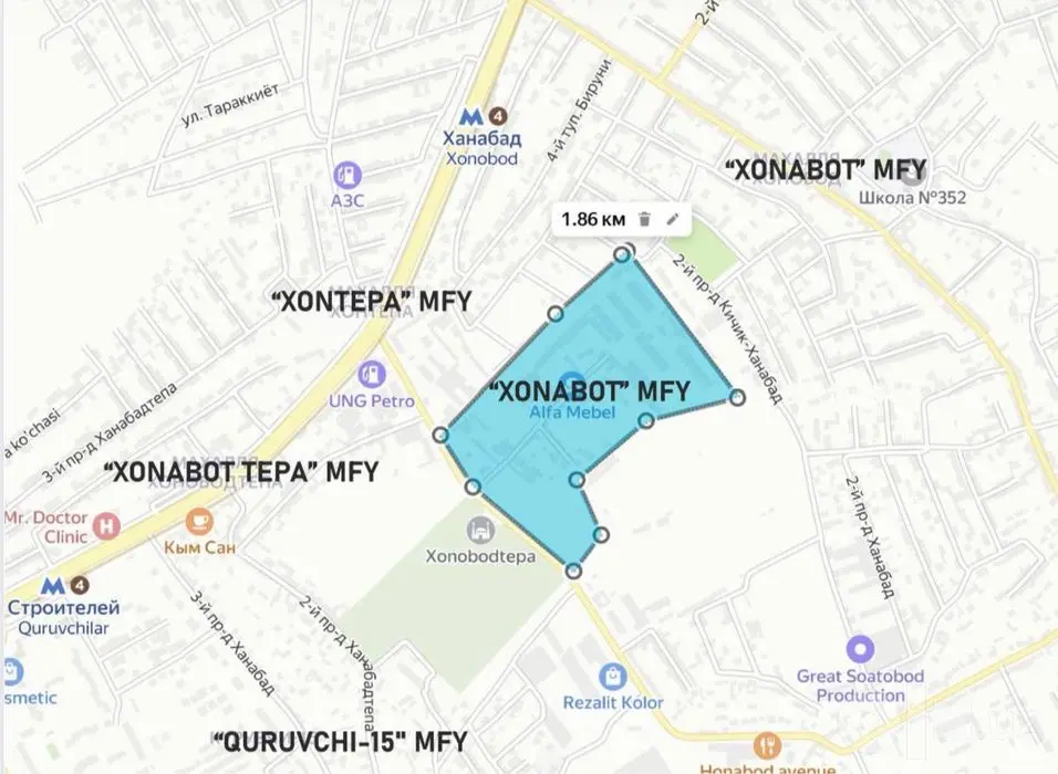 ‼️Метро Ханабад 16 этажный ЖК‼️1.25 Гектара Фул пакет документов‼️
