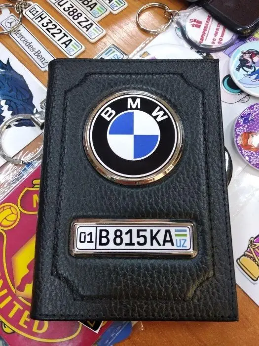 Авто обложка для документов с вашим гос номером. Печатаем под заказ.