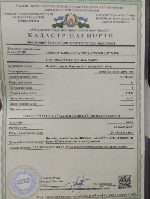 IPOTEKA BOR juda kotta va baqvat domdan suv tekin narxda