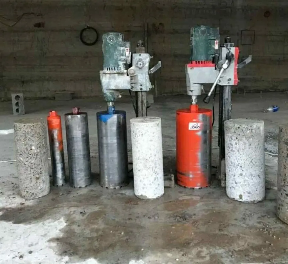 Biton kesish,teshish almazniy bur, perforator xizmati, Алмазный резка