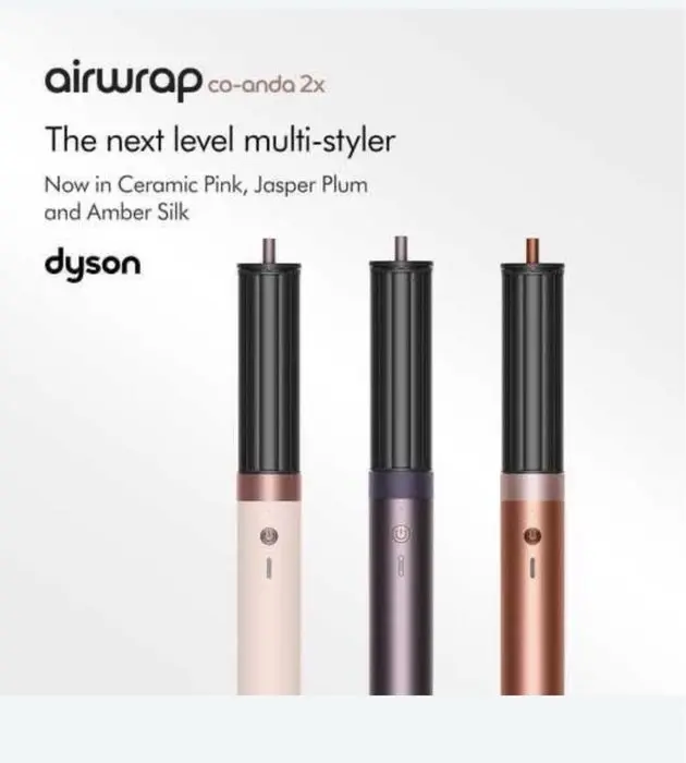 Dyson coanda 2x• Hs09 Red velvet• Jasper plum•Ceramic pink.•Amber silk