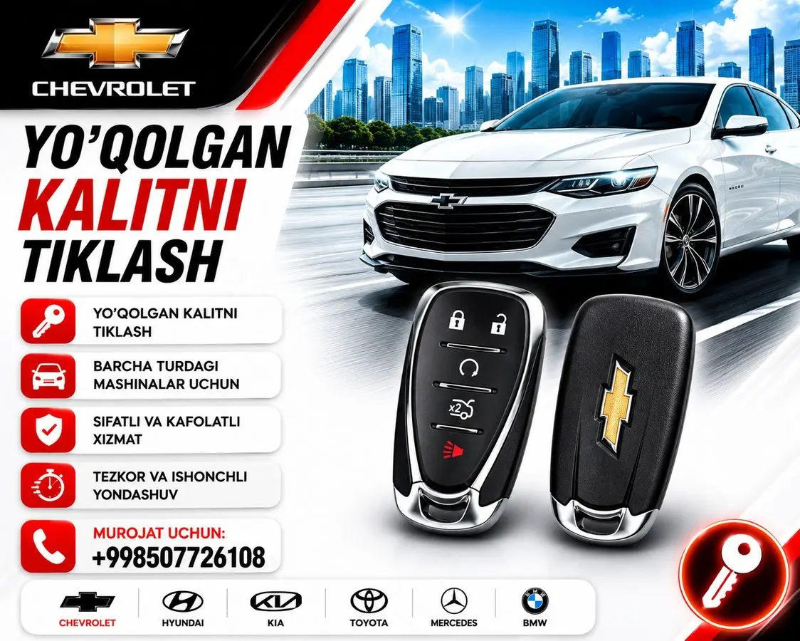 Kalit yasash avto