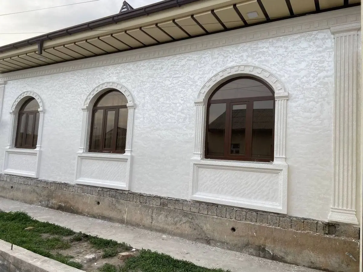 Travertin fasad qilamiz