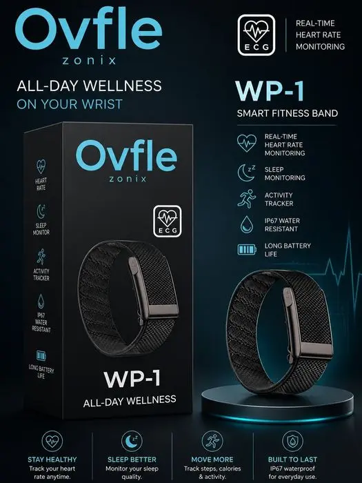 Smart Fitness Braslet Whoop, Valdus, Porodo, Смарт Фитнес Трекир