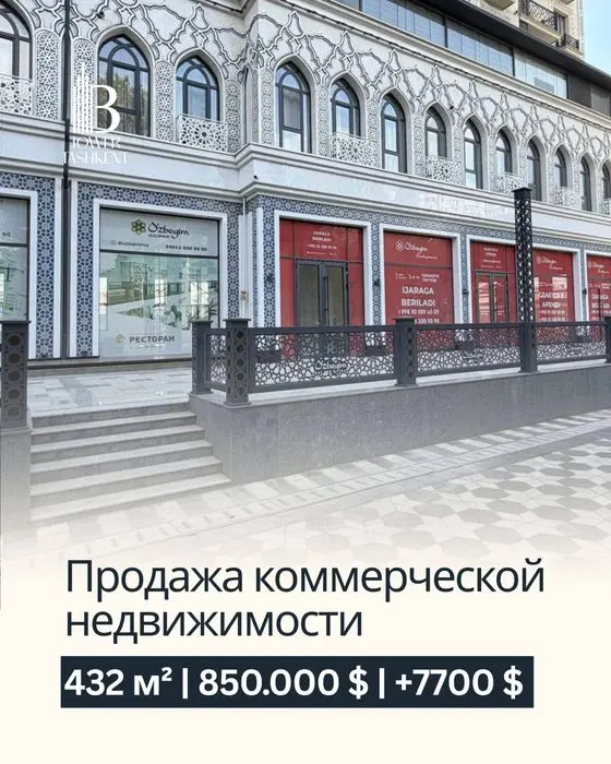 Продажа коммерческого помещения 432 м² | Доход 7 700$/ ул. Бабура